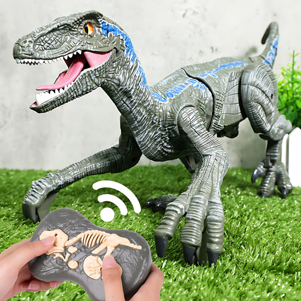 Dinosaure Télécommandé avec Effet Brouillard et Sons Réalistes – Jouet Préhistorique 1