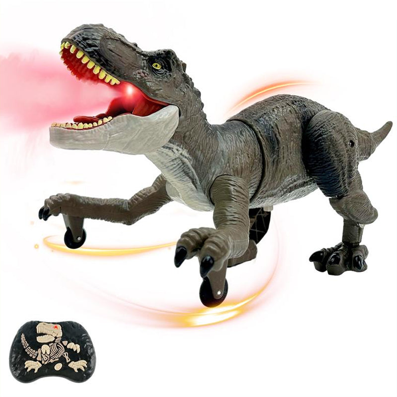 Dinosaure Télécommandé avec Effet Brouillard et Sons Réalistes – Jouet Préhistorique 4