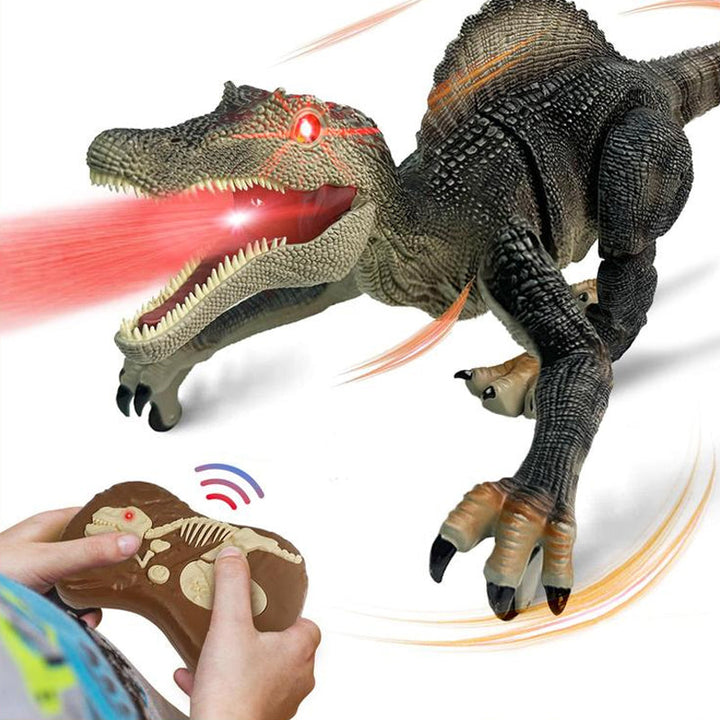 Dinosaure Télécommandé avec Effet Brouillard et Sons Réalistes – Jouet Préhistorique 5