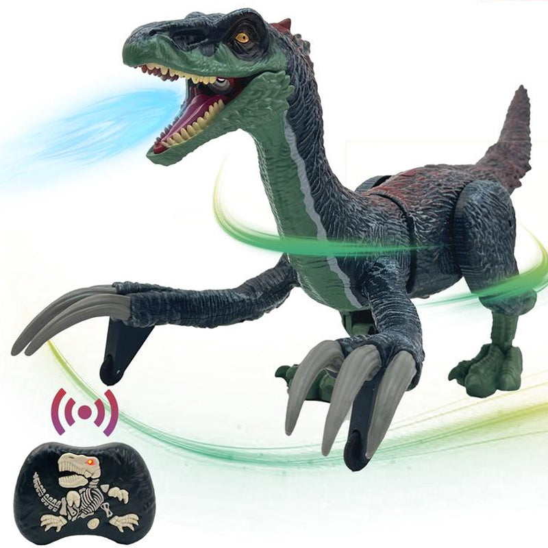 Dinosaure Télécommandé avec Effet Brouillard et Sons Réalistes – Jouet Préhistorique 6