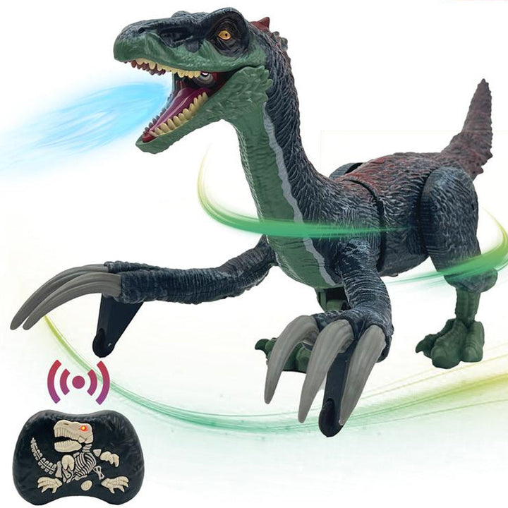 Dinosaure Télécommandé avec Effet Brouillard et Sons Réalistes – Jouet Préhistorique 6