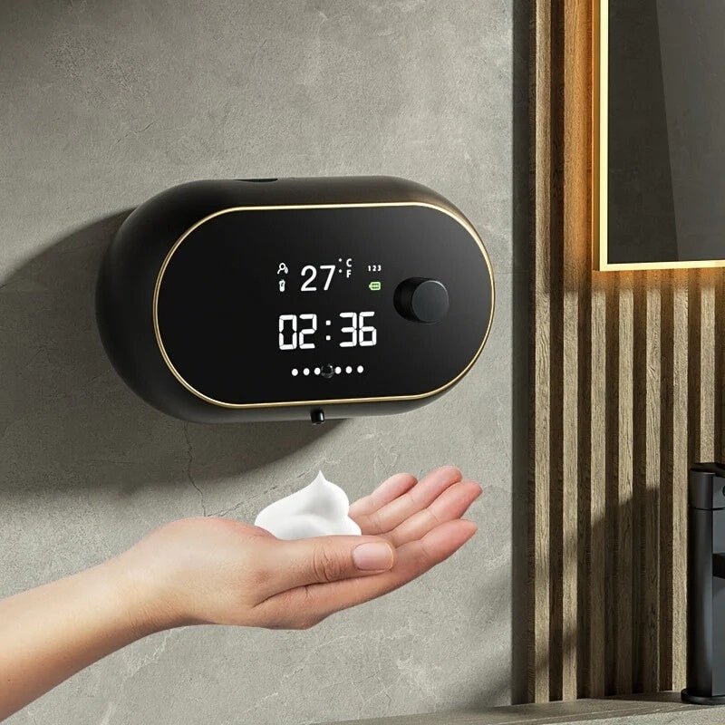 Distributeur Automatique de Savon Mousse Infrarouge, Pratique et Élégant – Distributeur Savon Liquide Mural en ABS 1