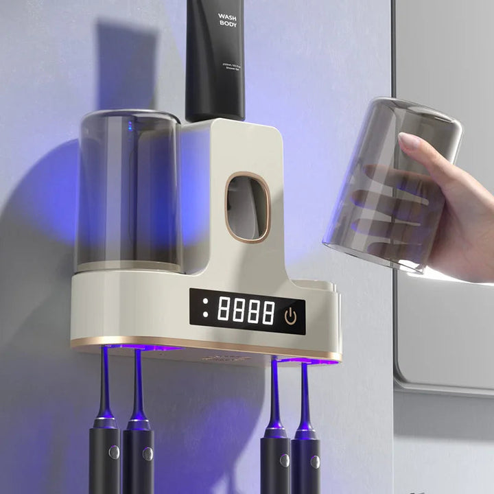 Distributeur de Brosse à Dents UV avec Dosage Automatique – Hygiène Bucco-Dentaire et Stérilisation Avancée 1