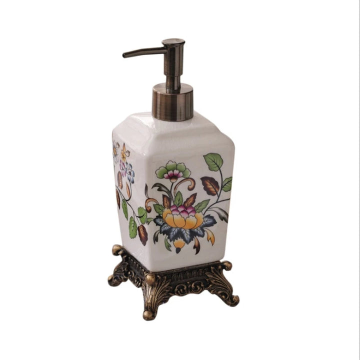 Distributeur de Savon Élégant en Résine pour Salle de Bain – Pratique et Durable 5