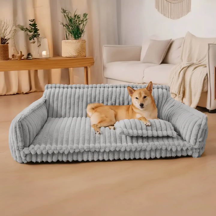 Orthopedic Dog Bed Sofa Washable Plush Foam Pet Couch