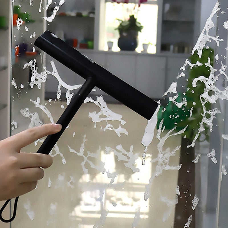 Douche Moderne en Acier Inoxydable avec Crochet Suspendu – Nettoyage Efficace des Fenêtres et Carreaux, Ergonomique et Durable 2