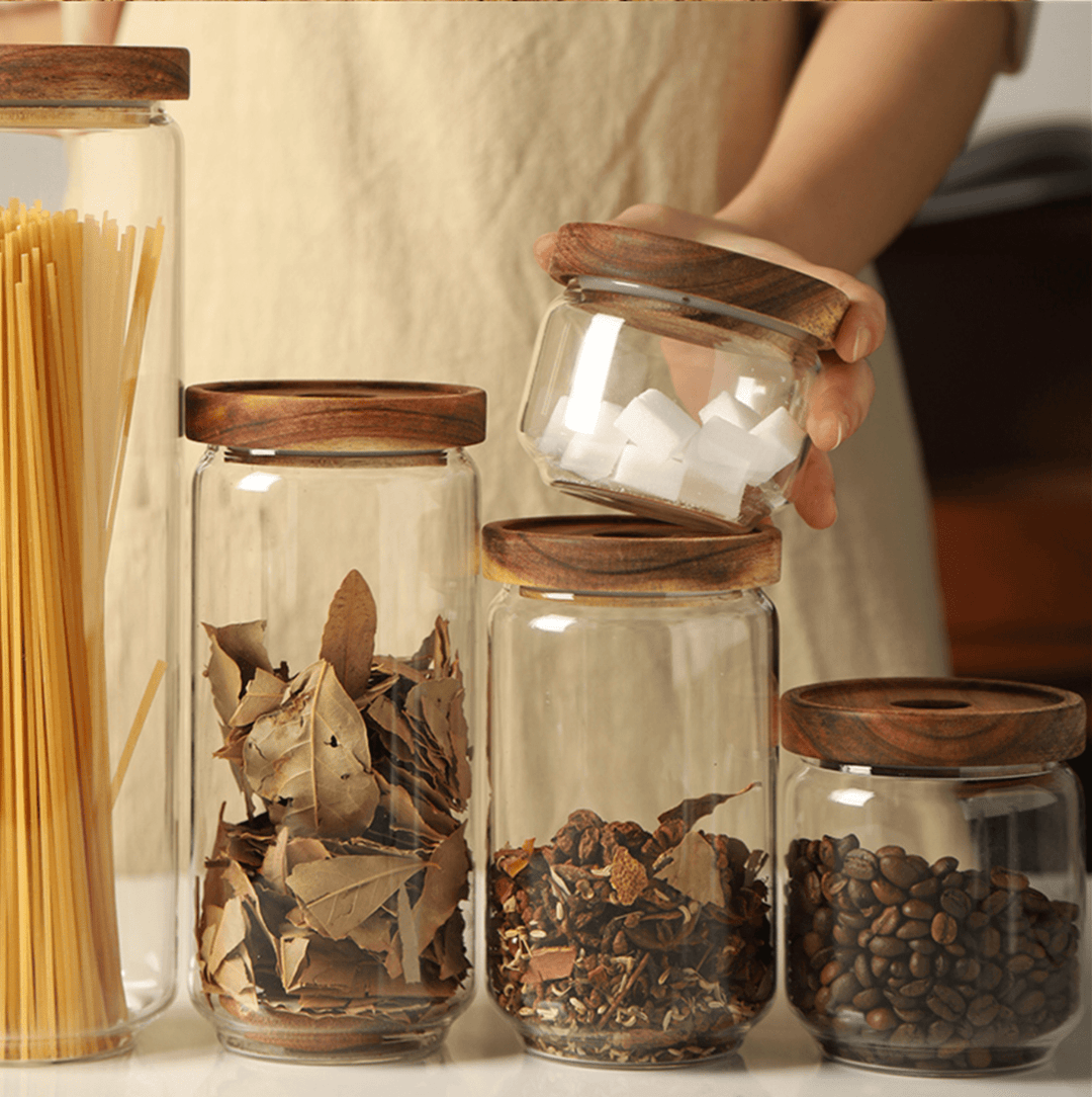 EcoSienna – Boîtes de rangement écologiques en bambou pour cuisines et salons 0