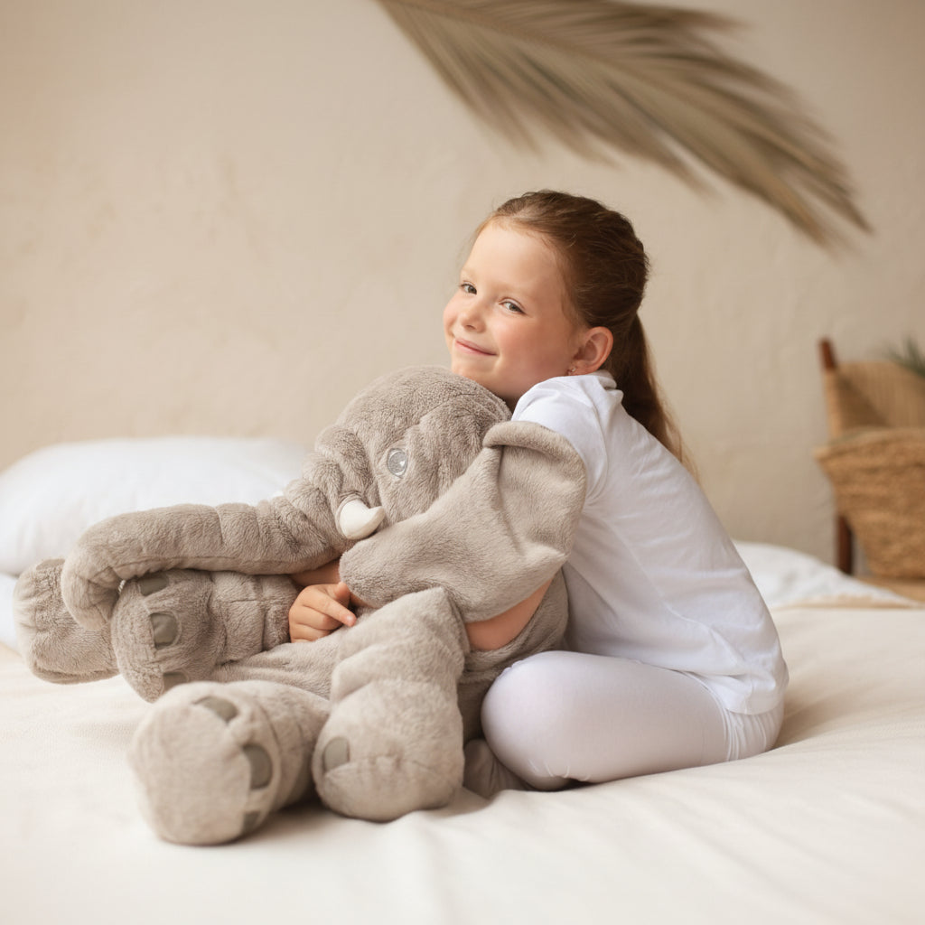 Stuffed Animal Elephant Plush Pillow Soft Baby Sleep Toy