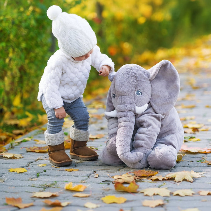 Stuffed Animal Elephant Plush Pillow Soft Baby Sleep Toy