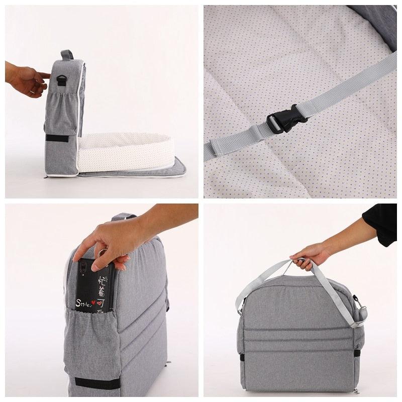 Emballage Doux et Respirant pour Bébé – Confort Ergonomique en Voyage, Tissu Polyester, Compact et Sûr 3