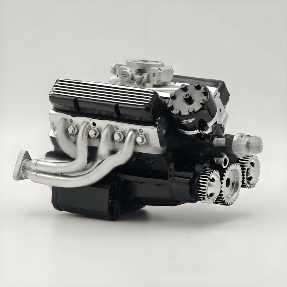 Sada mechanické montáže motoru model V8