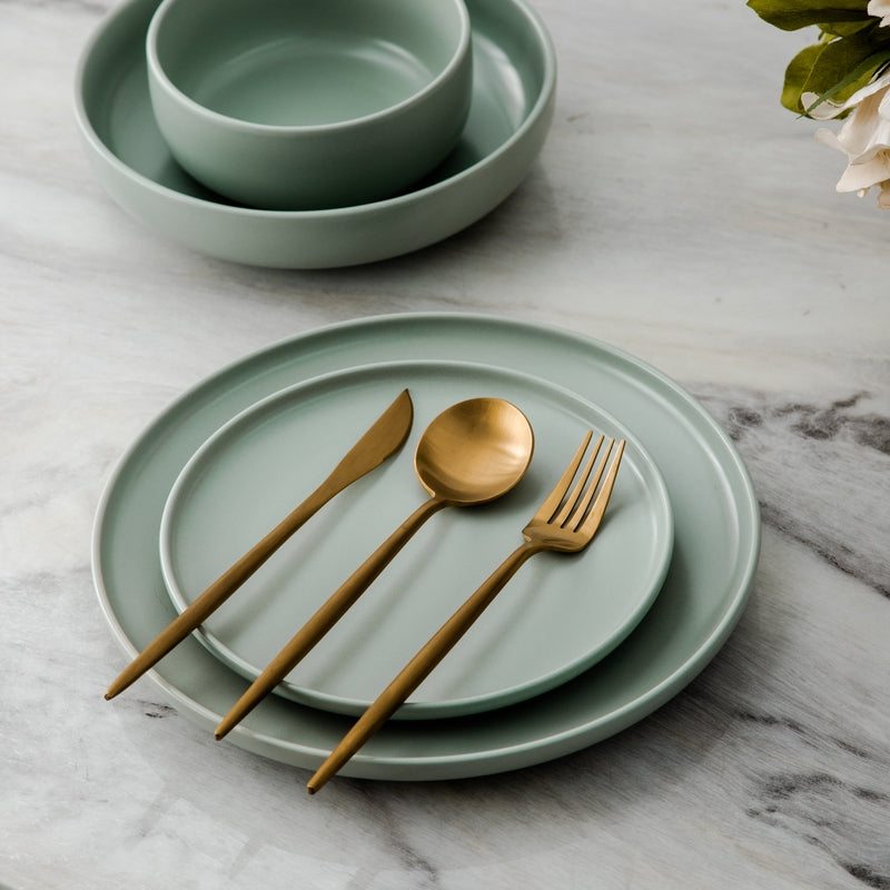 Ensemble de Couverts de Table en Acier Inoxydable Minimaliste – Élégance Durable pour Tous les Repas 2