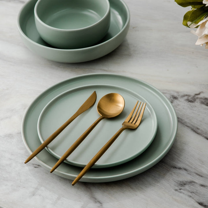 Ensemble de Couverts de Table en Acier Inoxydable Minimaliste – Élégance Durable pour Tous les Repas 2