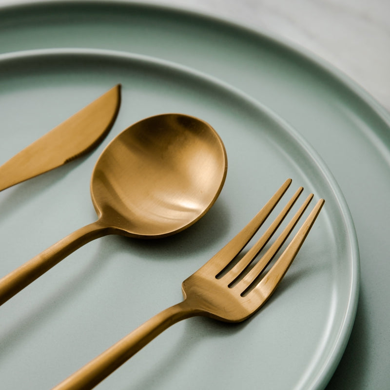 Ensemble de Couverts de Table en Acier Inoxydable Minimaliste – Élégance Durable pour Tous les Repas 3