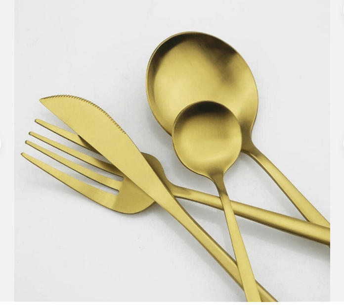 Ensemble de Couverts de Table en Acier Inoxydable Minimaliste – Élégance Durable pour Tous les Repas 4