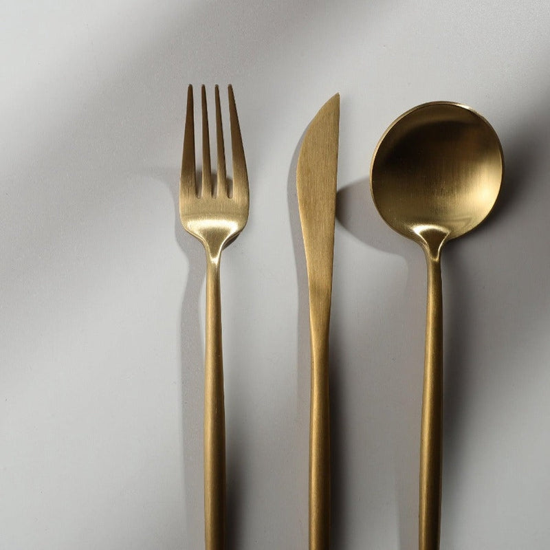 Ensemble de Couverts de Table en Acier Inoxydable Minimaliste – Élégance Durable pour Tous les Repas 5