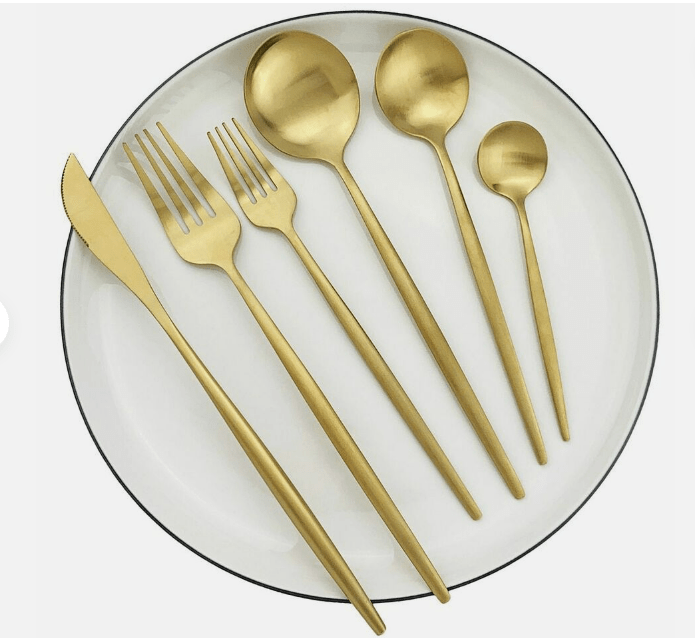 Ensemble de Couverts de Table en Acier Inoxydable Minimaliste – Élégance Durable pour Tous les Repas 7
