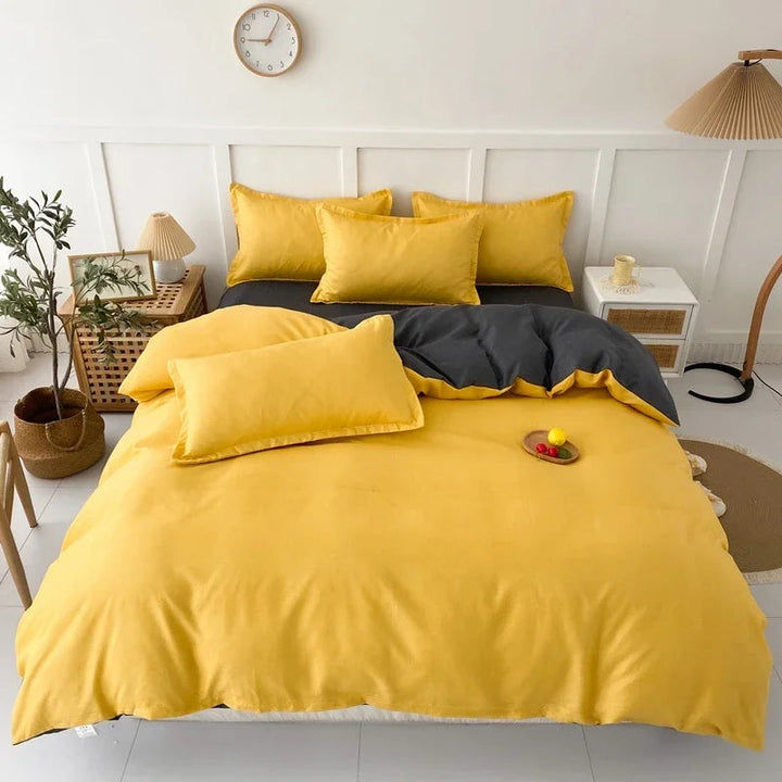 Ensemble de Literie à Rayures et à Carreaux en Polyester – Design Élégant et Confortable 20