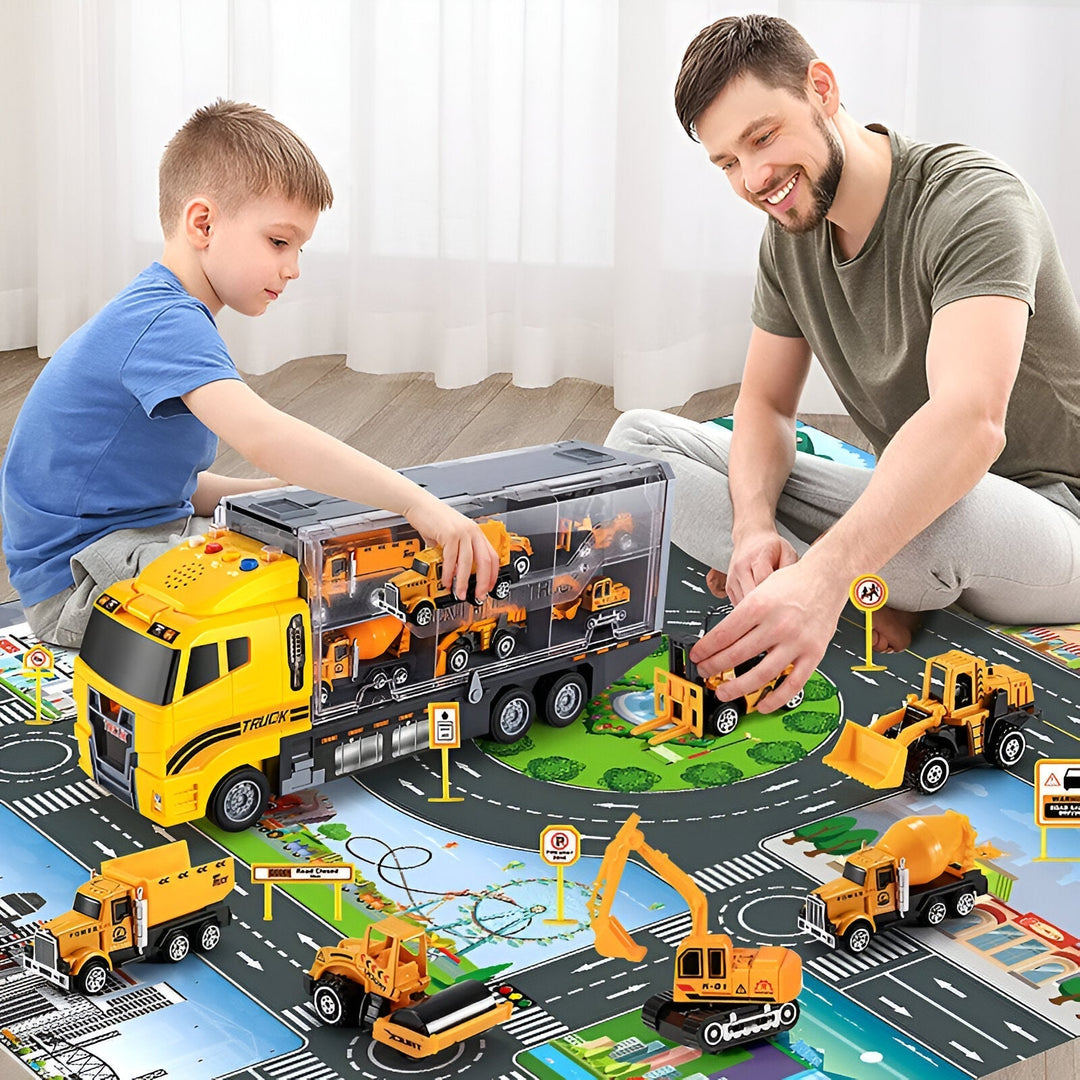 Ensemble de Voitures Éducatives à Auto-Assemblage pour Enfants - Développement de Compétences Techniques et Créativité 0