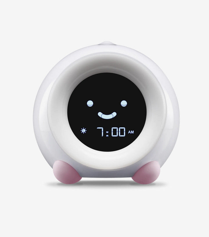 Entraîneur de Sommeil Interactif pour Enfants avec Veilleuse et Bruit Blanc – Design Amusant, Sons Apaisants, Compact, Bleu et Rose 2