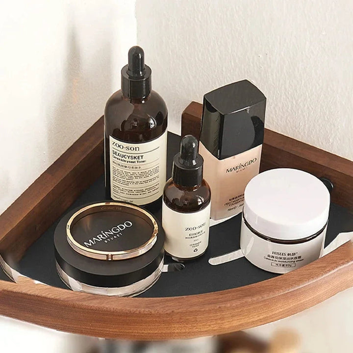 Étagère Murale en Bois Naturel pour Salle de Bain – Étagère de Rangement Élégante et Durable, Optimisation de l'Espace 3