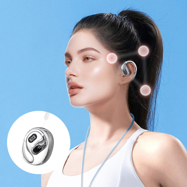 Bluetooth Headset Translator Ear Hook Travel Calls