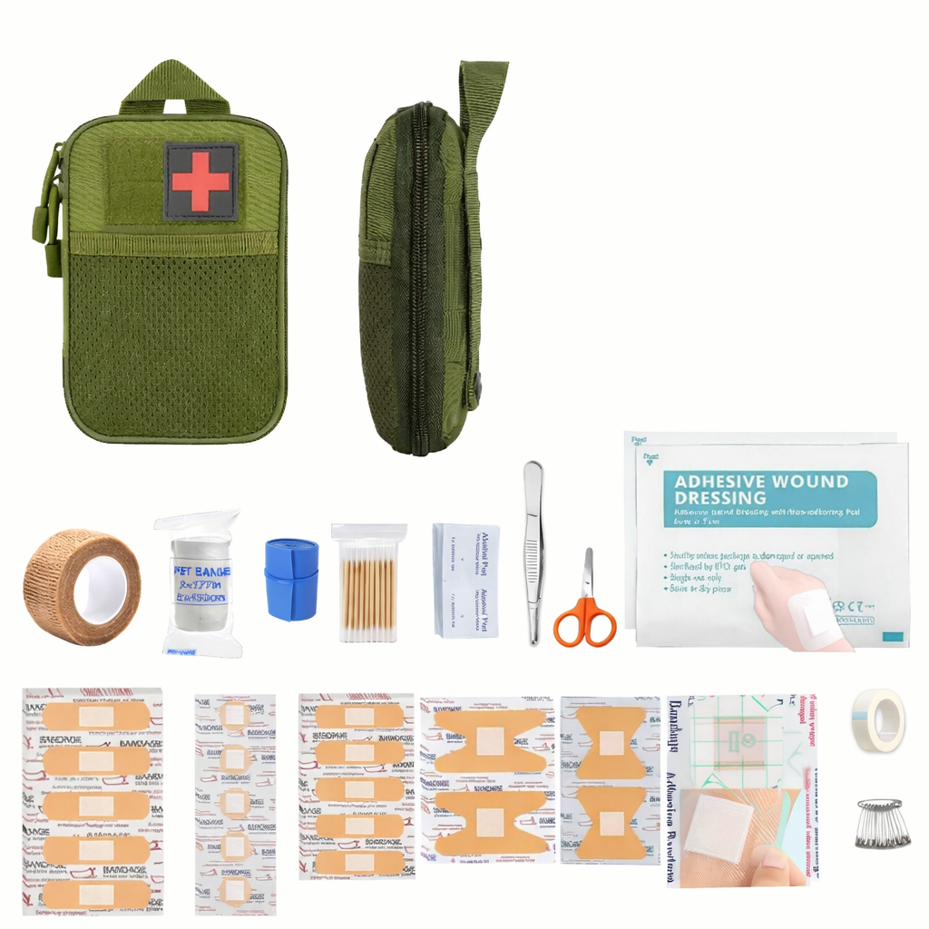 First Aid Kit Portable Emergency Survival Set Medical Supplies
