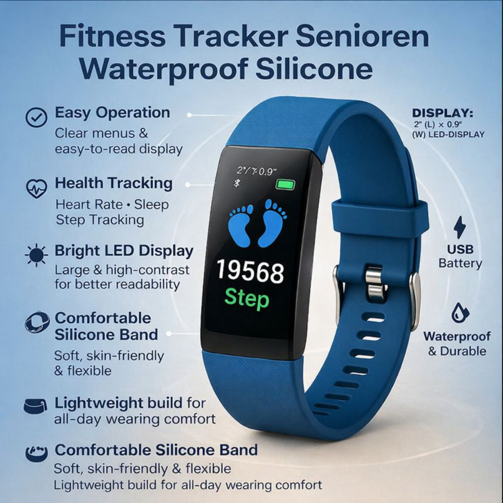 Orologio da polso impermeabile per il monitoraggio dell'attività fisica