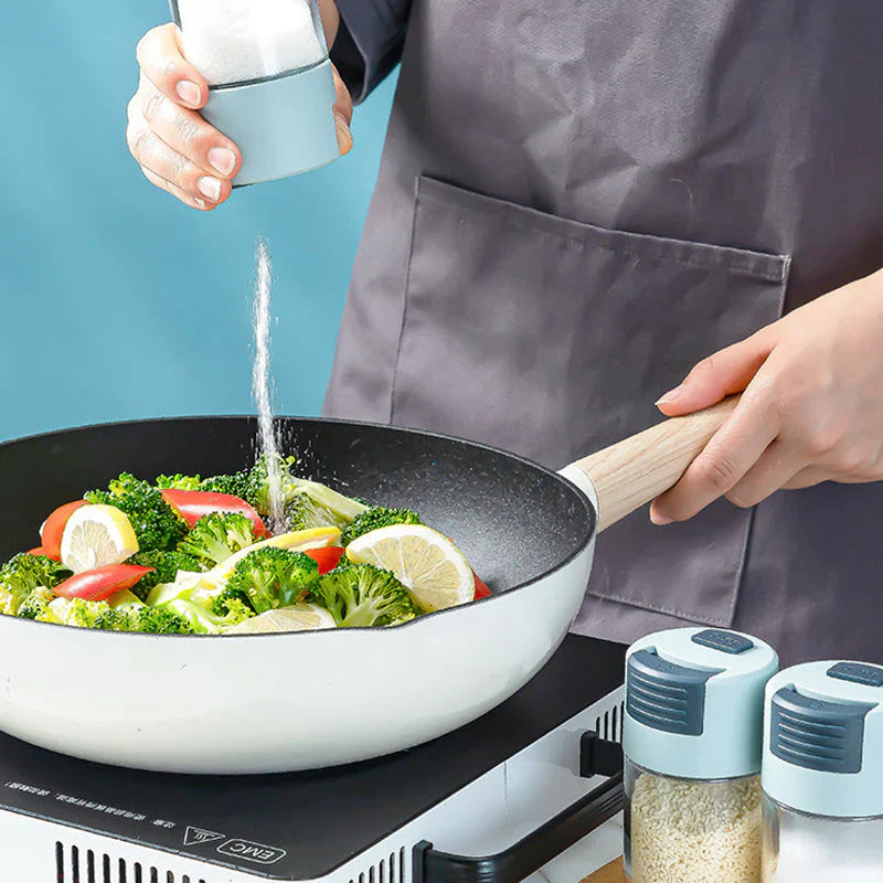 Flacon Doseur Précis en Verre pour Herbes et Épices - Ustensile de Cuisine Pratique et Accessoire Cuisine Essentiel 3