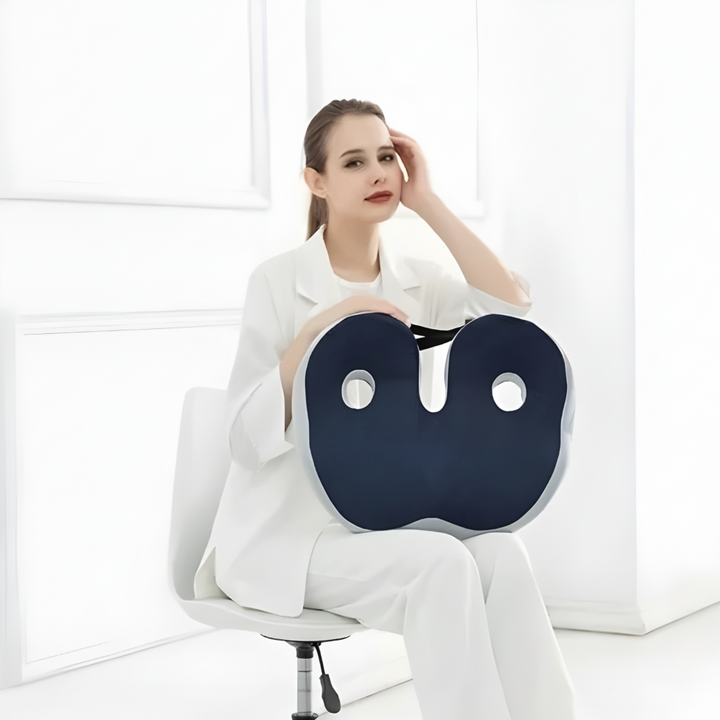 Memory Foam Seat Cushion Sit Bone Support Office Car