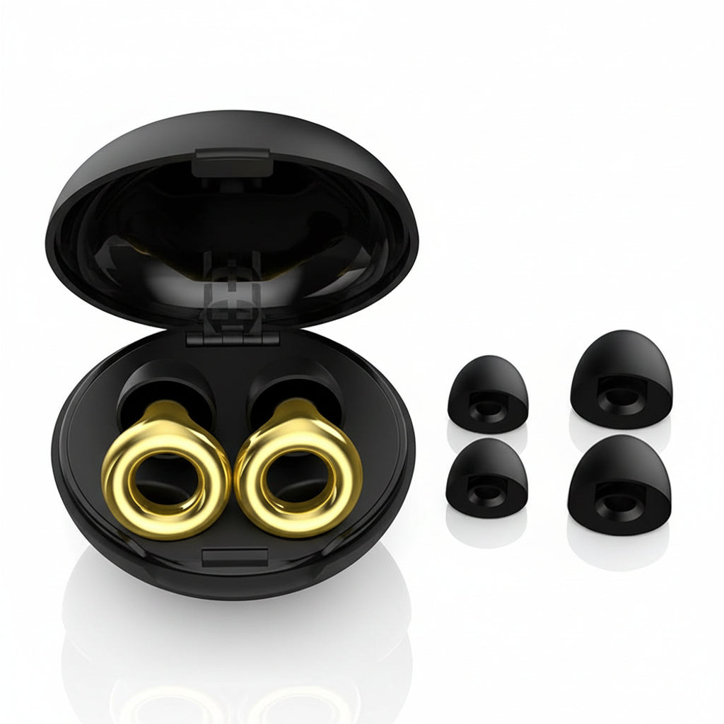 Noise-Canceling Earplugs Focus Concentration Storage Case
