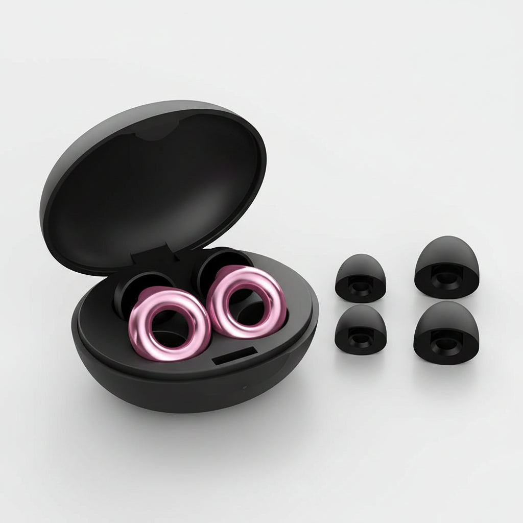Noise-Canceling Earplugs Focus Concentration Storage Case
