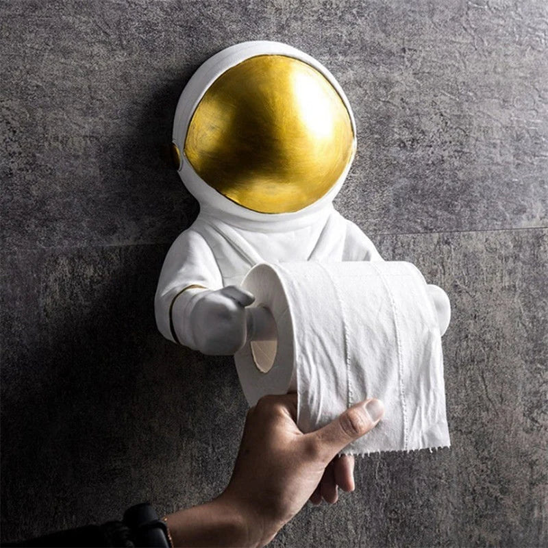 GalaxyGrip | Porte-rouleau de papier toilette astronaute pour une touche d'originalité 1