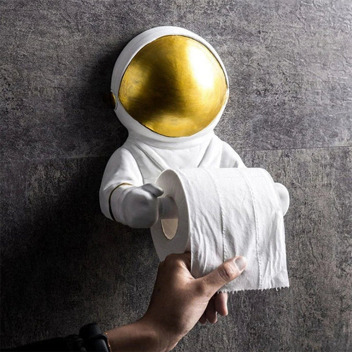 GalaxyGrip | Porte-rouleau de papier toilette astronaute pour une touche d'originalité 1
