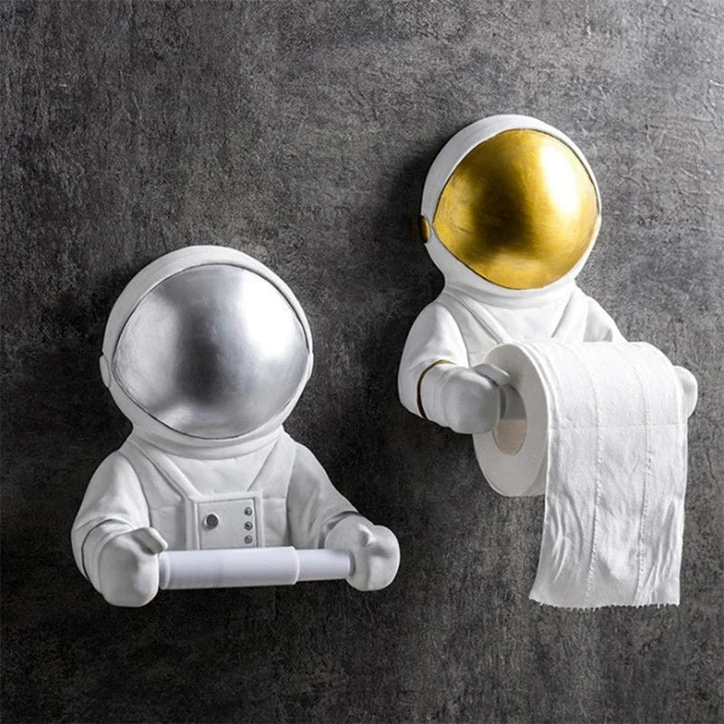 GalaxyGrip | Porte-rouleau de papier toilette astronaute pour une touche d'originalité 4