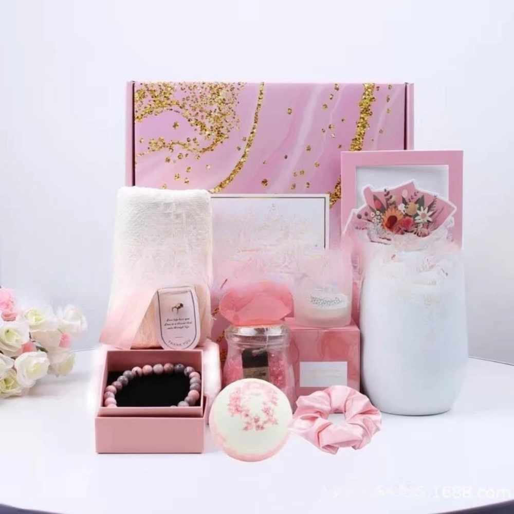 Gift Set Mothers Day Spa Basket Bath Body Relaxation Kit