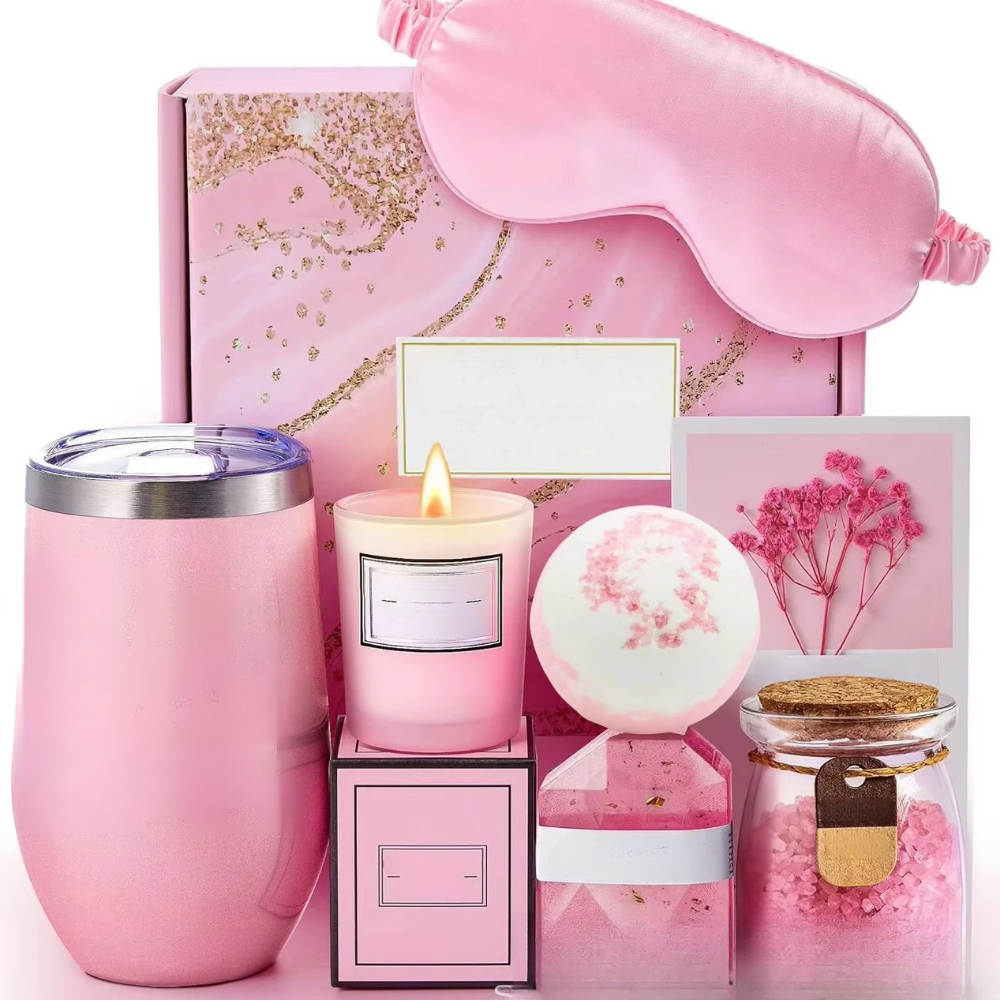 Gift Set Mothers Day Spa Basket Bath Body Relaxation Kit