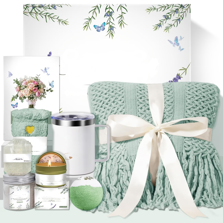 Gift Set Mothers Day Spa Basket Relaxation Self Care Kit