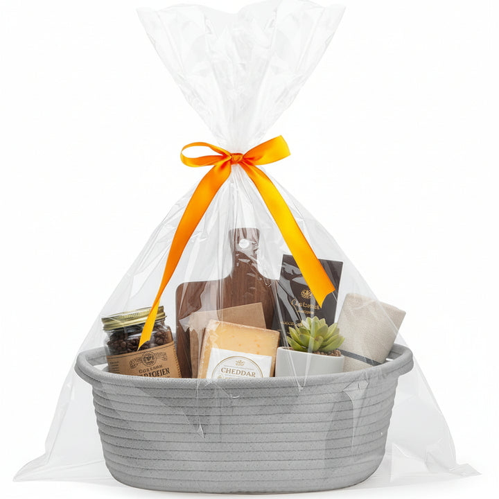 Storage Basket Woven Cotton Rope Organizer Gift Basket Small