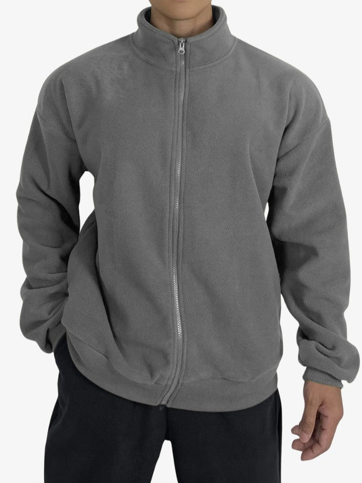 Gilet polaire premium pour homme - Veste de sport chaude et respirante avec poches 3