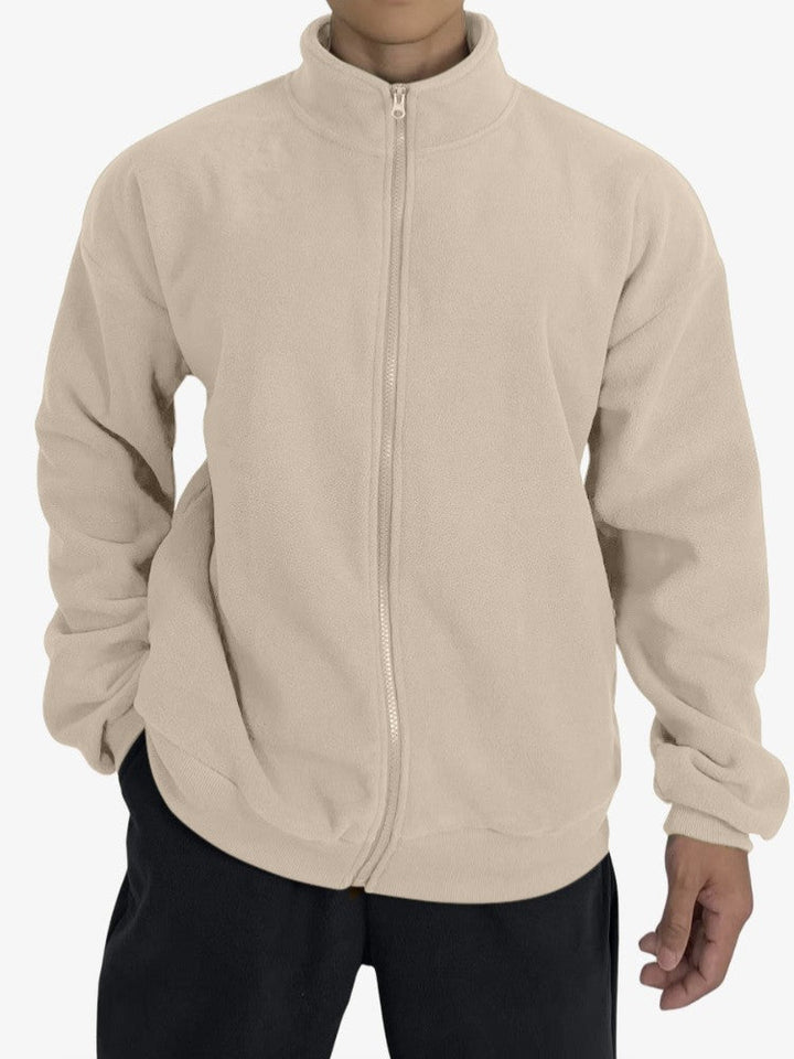 Gilet polaire premium pour homme - Veste de sport chaude et respirante avec poches 4