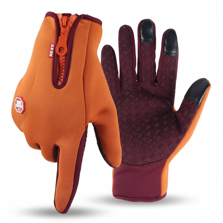 Zimní Rukavice Dotykové Unisex Fleecovou Podšívkou