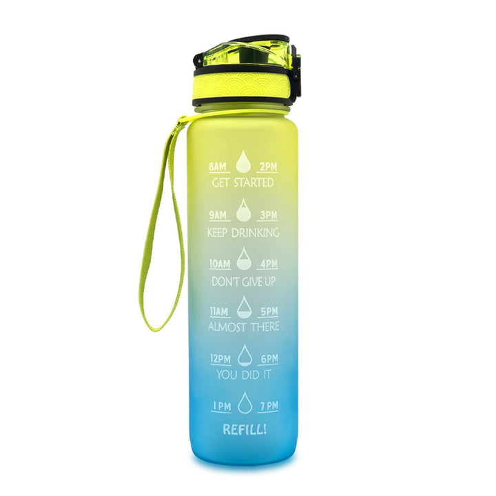 Gourde de Motivation 1000 ml avec Chronologie Intégrée pour Suivi d'Hydratation – Design Élégant et Durable 11