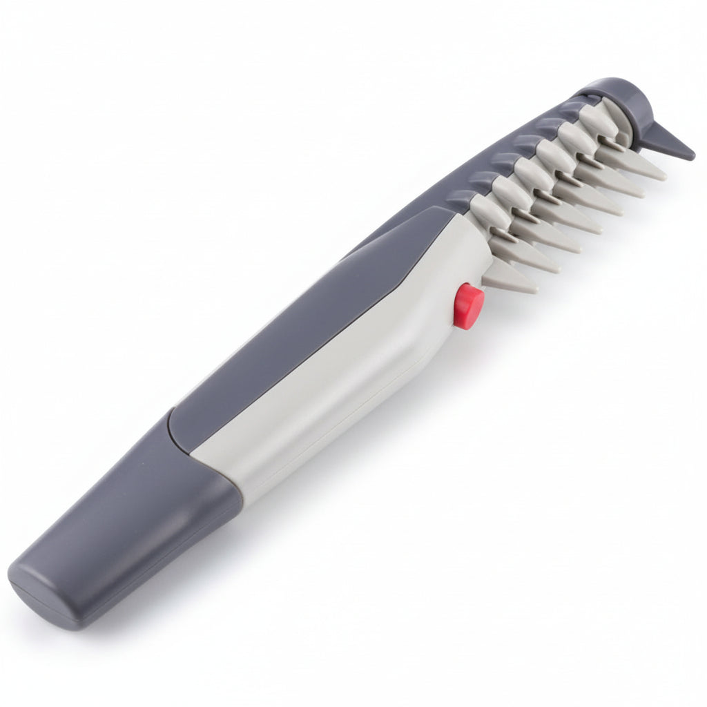 Pet Grooming Comb Mats Tangles Ergonomic Detangling Tool