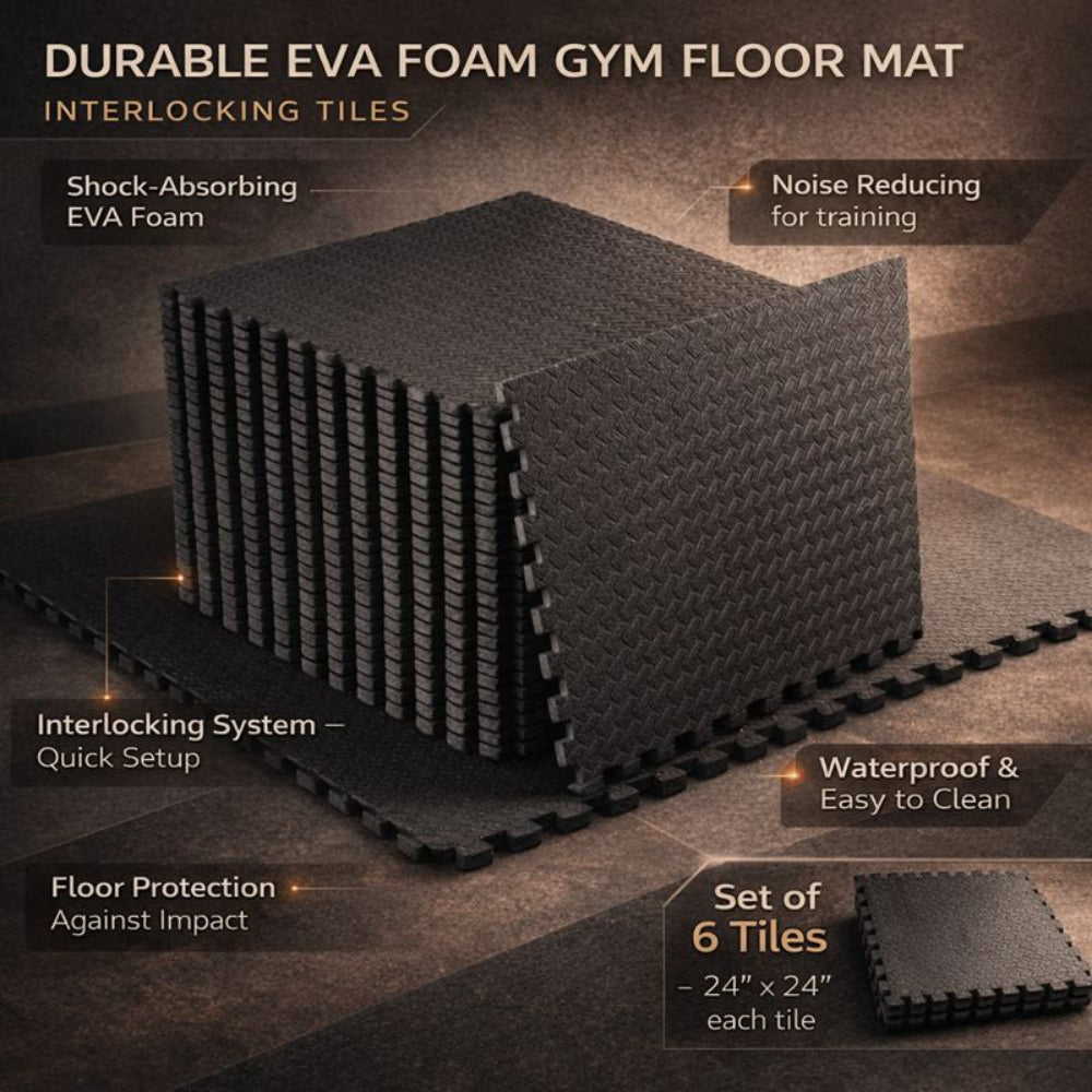 EVA Foam Gym Floor Mats Household Exercise Protection Tiles