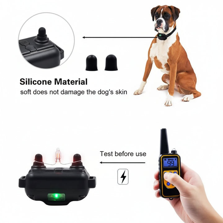 Dog Training Collar Waterproof Remote Control Shock Collar