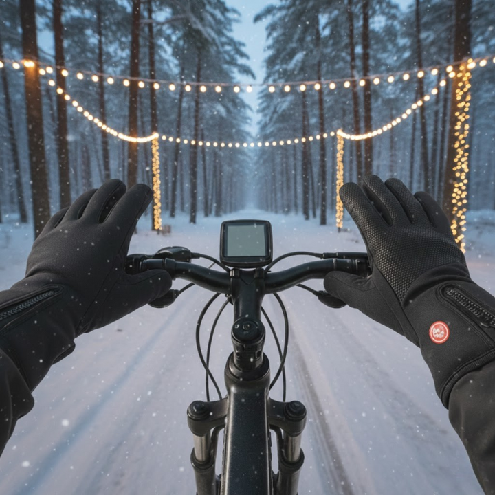 Guanti Riscaldati Invernali con Schermo Tattile e Presa Termica