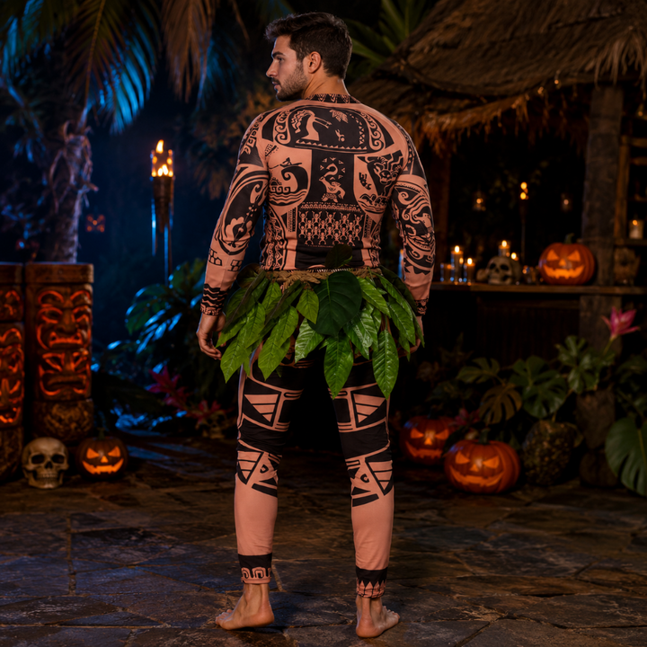Halloween Costume Tattoo Body Suit Fun Character Design