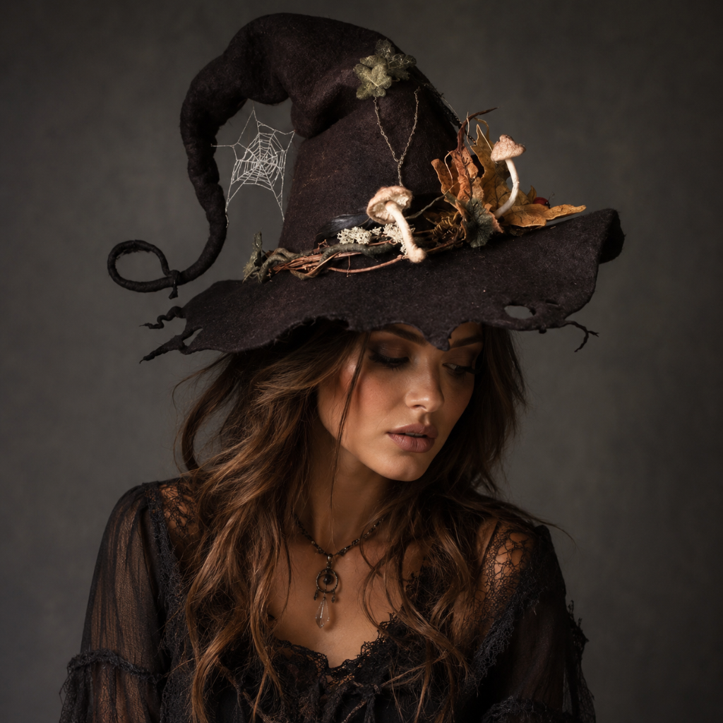 Halloween Costumes Witch Hat Costume Breathable Fabric