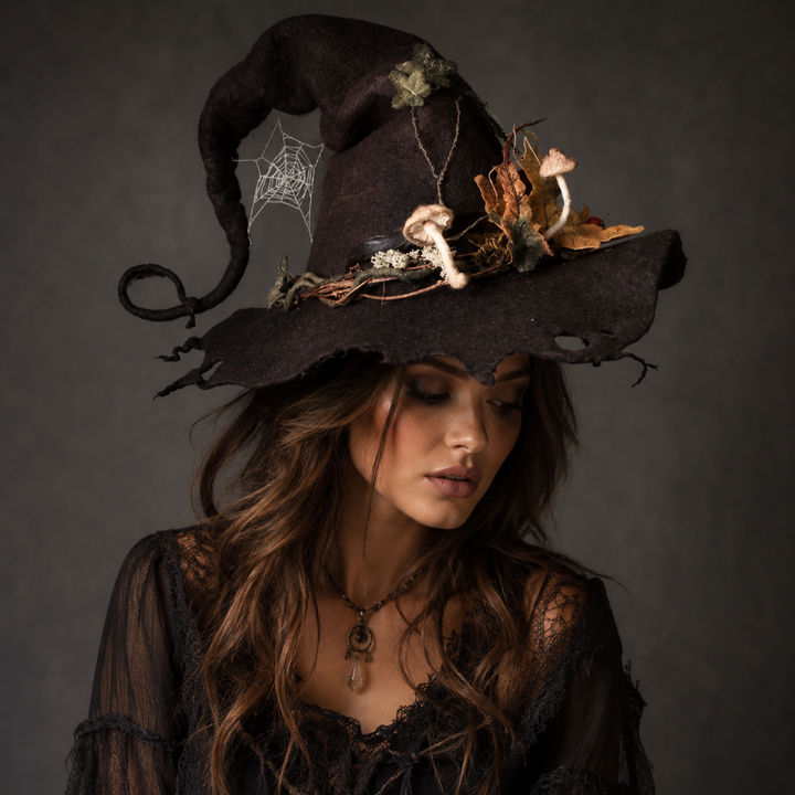 Halloween Costumes Witch Hat Costume Breathable Fabric